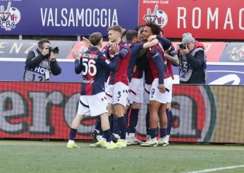 Bologna-Lecce 4-0, rossoblù in zona Champions. Pari tra Monza e Verona