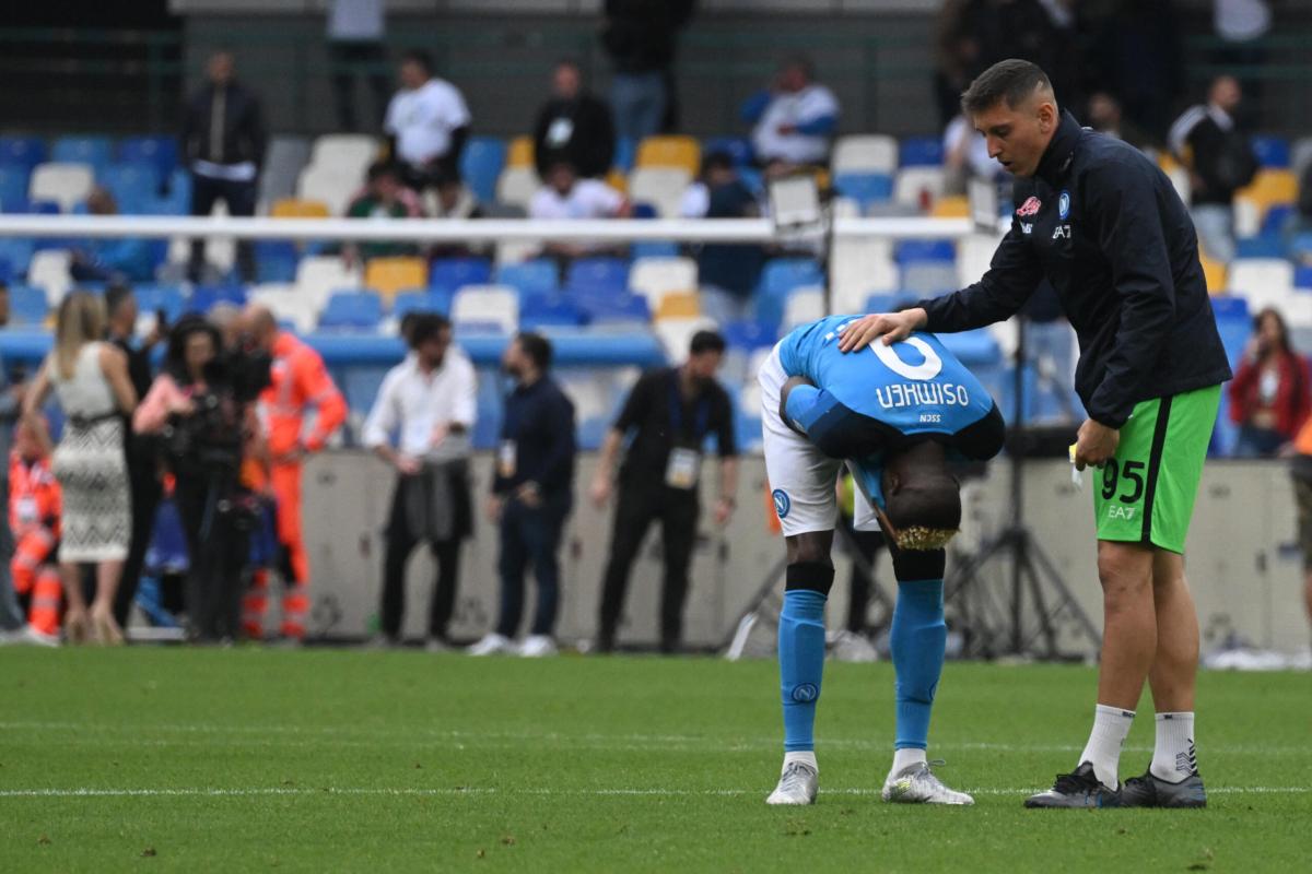 Osimhen in lacrime: festa scudetto rimandata di qualche giorno