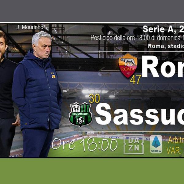 Roma-Sassuolo: dove vederla in TV, orario e notizie