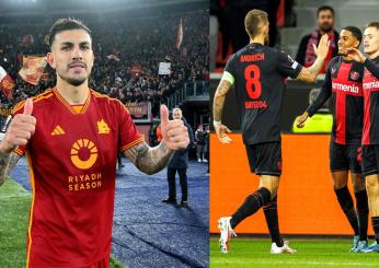 Europa League 23/24, Roma-Bayer Leverkusen? Tv, streaming e formazioni della semifinale di Europa League