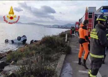 Cagliari, incidente fatale a Capoterra: auto si ribalta e finisce in mare, morto il conducente 19enne