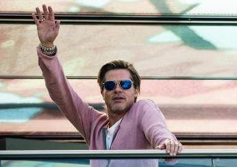 Berlino: Brad Pitt in gonna di lino sul red carpet