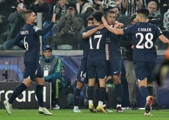 Juventus-PSG 1-2, bianconeri in Europa League