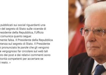 Ustica, su Facebook attacco a Mattarella. Il Colle: “Ma il Presidente non ha alcun potere per porre il segreto di Stato”