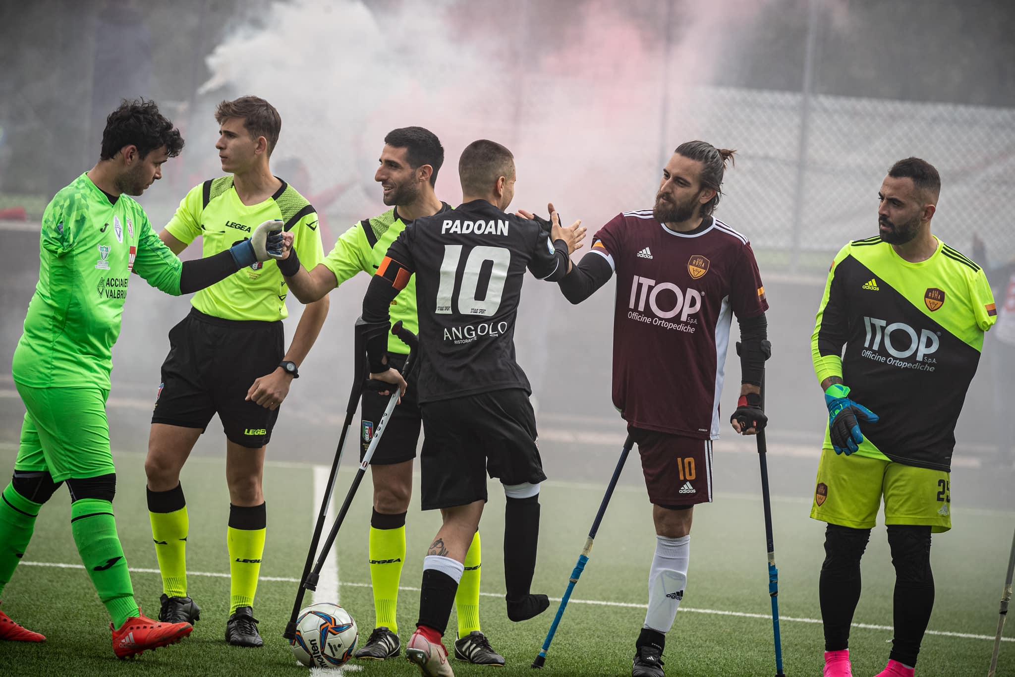 ASD Roma Calcio Amputati, niente campionato: mancano i fondi. Il presidente Arturo Mariani: “A rischio il nostro sogno di inclusione”