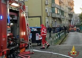 Sassari, incendio in un palazzo di cinque piani in via Addis: ricov…