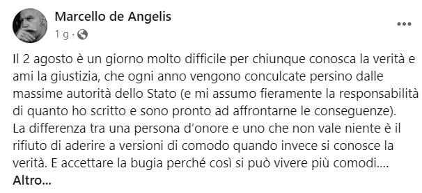 “Fioravanti e Mambro non c’entrano nulla con la strage di Bologna”, bufera sulle parole di Marcello De Angelis