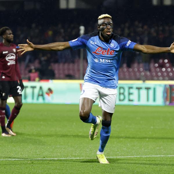 Salernitana-Napoli 0-2: Di Lorenzo e Osimhen fanno volare gli azzurri