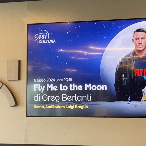 “Fly me to the Moon” il film all’Asi, l’anteprima evento con l’astronauta Guidoni: “Ora anche i privati vogliono lo spazio” | Video