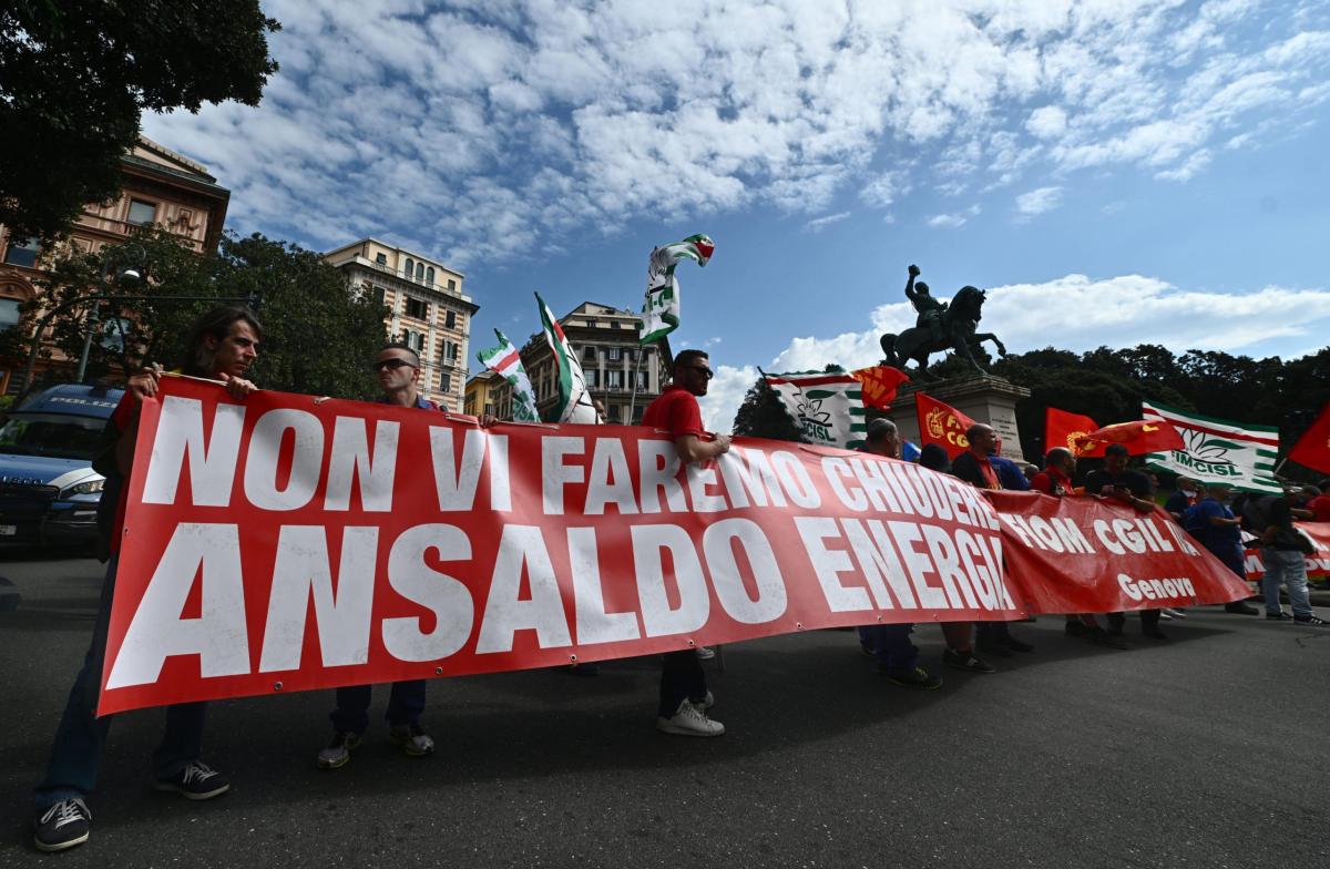 Ansaldo corteo dei lavoratori a Genova: i Sindacati lanciano un ult…