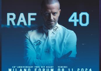 Concerto Raf a Milano nel 2024: data, biglietti, prezzi e scaletta di Self Control 40th Anniversary