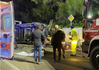 Tragico incidente sulla statale 626 Caltanissetta-Gela: scontro tra furgone e auto, due morti e diversi feriti