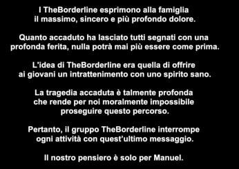 Casal Palocco, gli youtuber ‘TheBordeline’ chiudono tutto: “Il nostro pensiero è solo per Manuel”