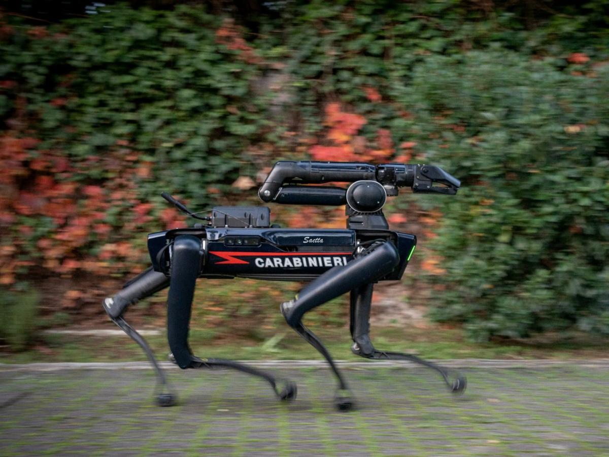 Carabinieri, arriva “Saetta”: sarà il primo cane-robot d’Italia