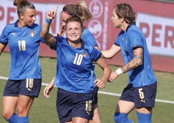 La nazionale femminile di calcio all’Arnold Clark Cup: ecco le convocate della CT Bertolini