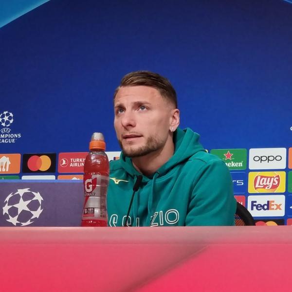 Bayern Monaco-Lazio, Immobile in conferenza stampa: “Ci aspetta un ambiente infernale, ma possiamo giocarci le nostre carte”