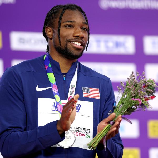 Atletica, Noah Lyles lancia la sfida a Marcell Jacobs a Parigi 2024