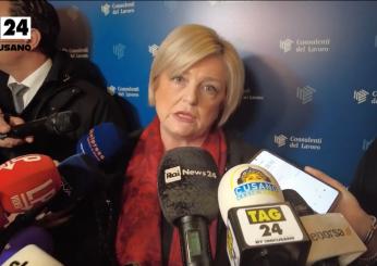 Ex Ilva, Min. Calderone: “Salvaguardare occupazione. Malagrotta?Farò informativa per commissione ecomafie” | Video