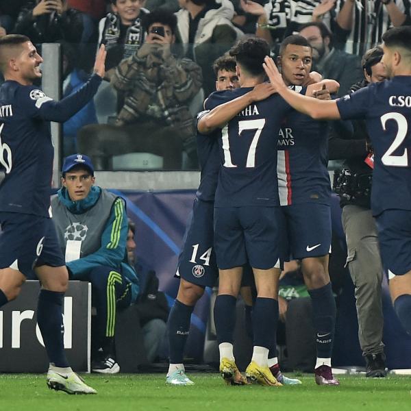 Juventus-PSG 1-2, bianconeri in Europa League