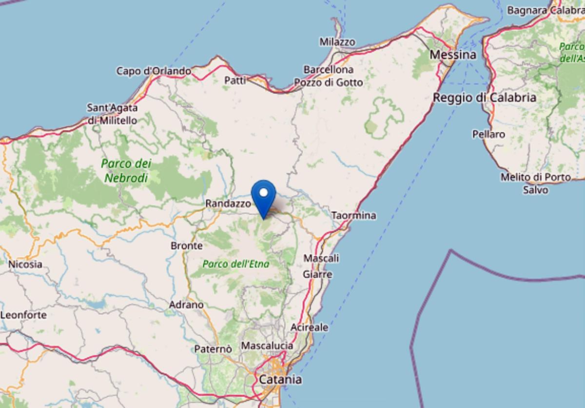 Terremoto in Sicilia, scossa di magnitudo 3.2 nei pressi dell’Etna