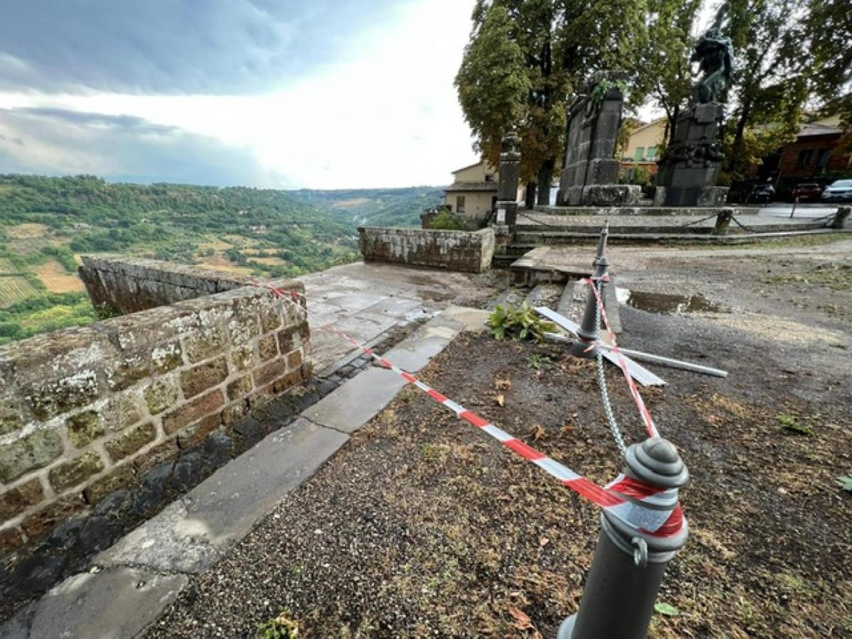 Maltempo a Orvieto: si contano i danni causati dalla bomba d’acqua