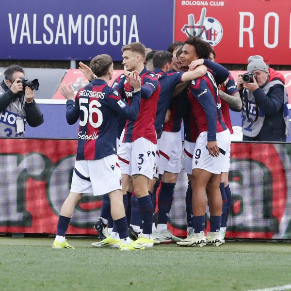 Bologna-Lecce 4-0, rossoblù in zona Champions. Pari tra Monza e Verona