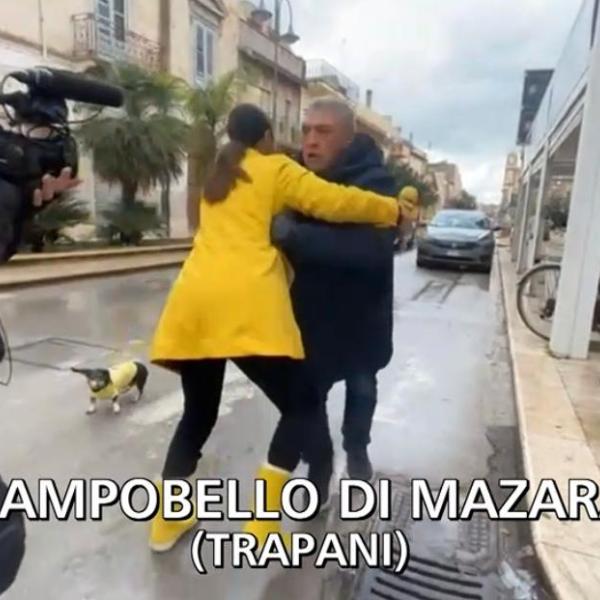 Stefania Petyx di Striscia aggredita nel paese di Matteo Messina De…