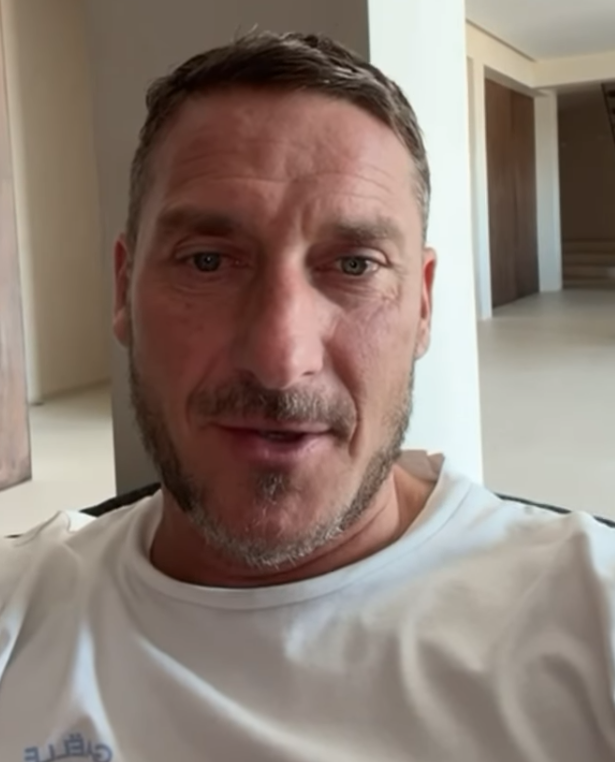 rosella sensi video messaggio totti venditti