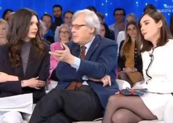 Vittorio Sgarbi a Domenica in: “Le ragazze del 2000, tutte tro*e”. …