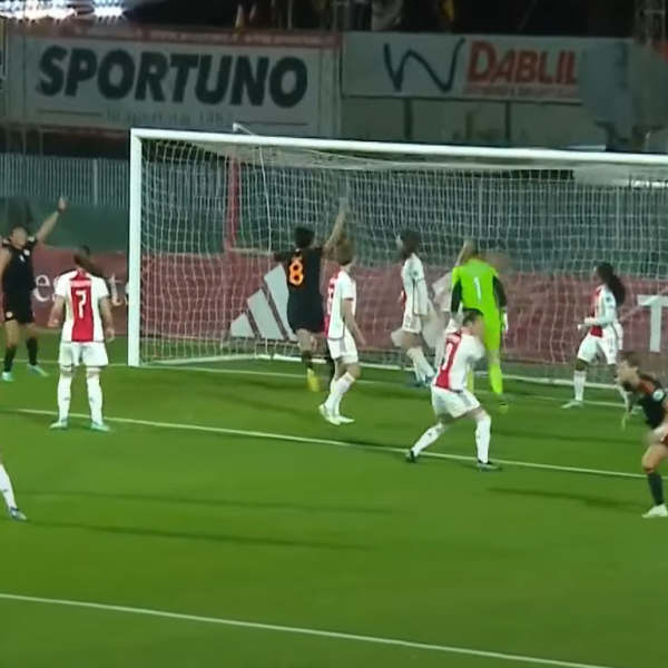 Women’s Champions League, giallorosse da paura: Roma-Ajax femminile 3-0