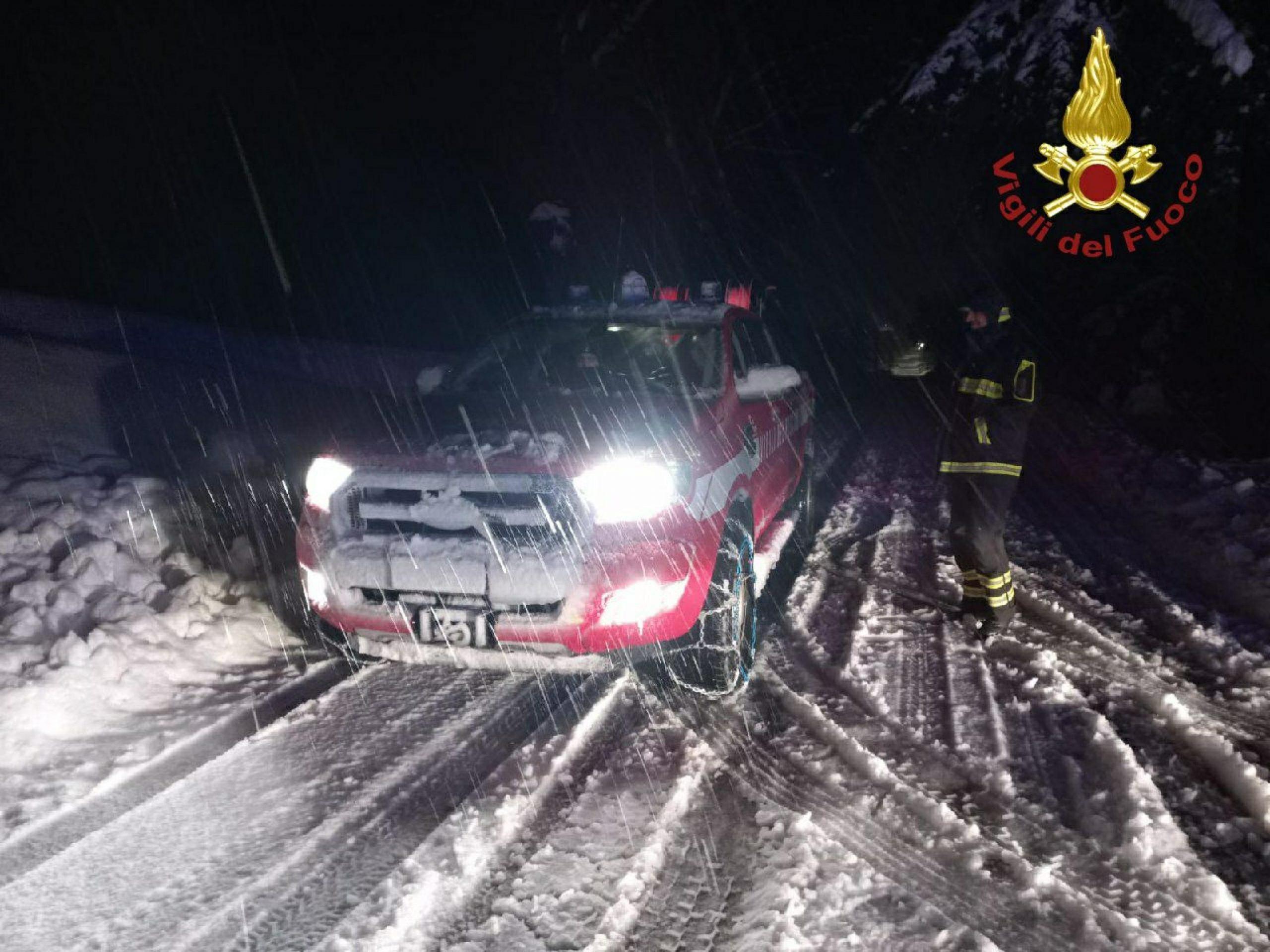 Rimini, 70enne dispersa da giorni nella neve a Montecopiolo