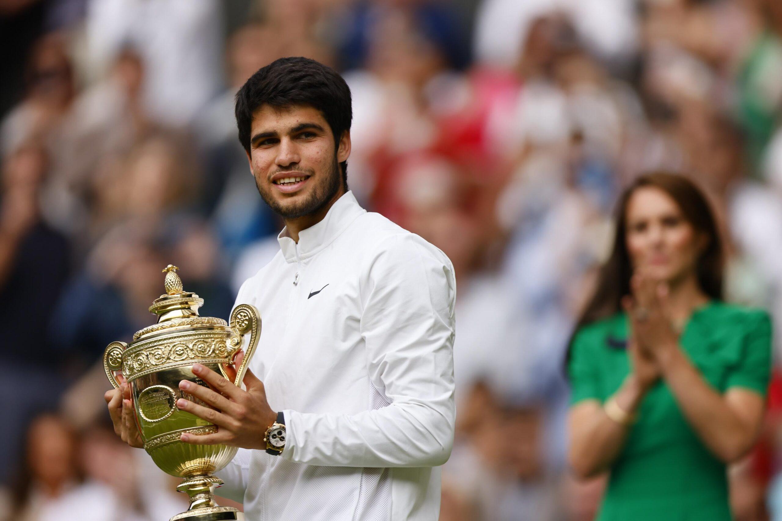 Quanto ha guadagnato Alcaraz con la vittoria di Wimbledon: le cifre sono strabilianti