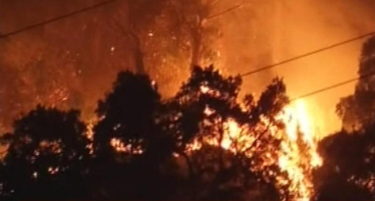 A Palermo è emergenza incendi: residenti costretti a fuggire sui te…