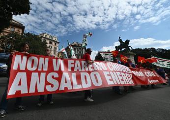 Ansaldo corteo dei lavoratori a Genova: i Sindacati lanciano un ultimatum