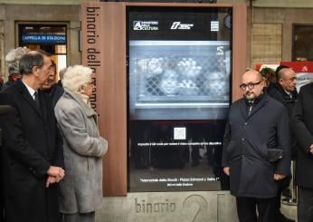 Memoriale Shoah Milano, Liliana Segre: “Libertà sia il silenzio sul rumore della guerra”