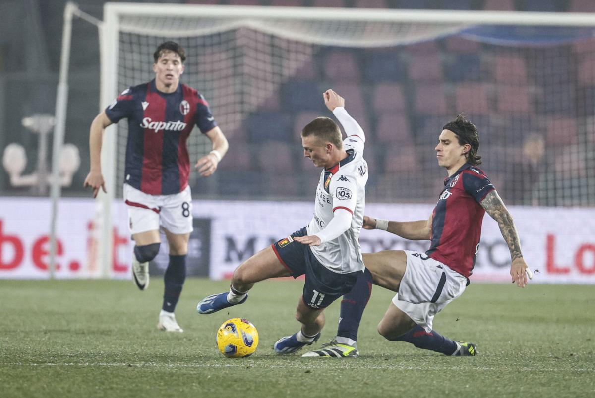 Bologna-Genoa 1-1, cronaca e tabellino: De Silvestri salva i suoi nel recupero