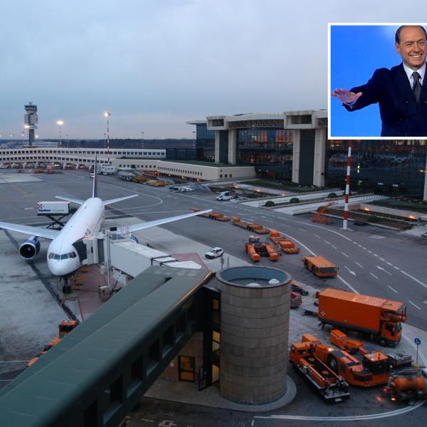 L’aeroporto di Malpensa sarà intitolato a Silvio Berlusconi: l’annuncio di Matteo Salvini