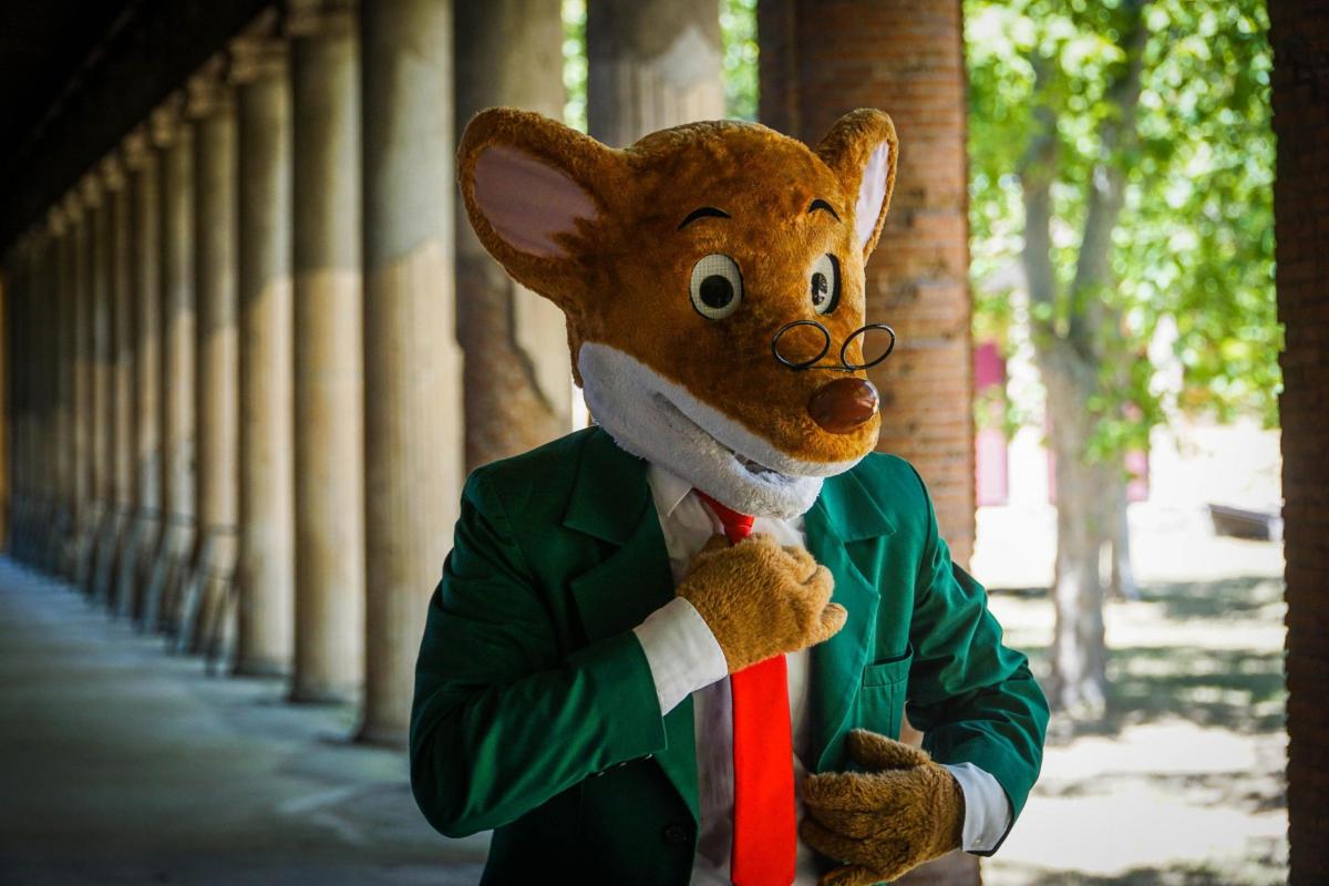 Geronimo Stilton libri a Roma per un tour nelle biblioteche italiane