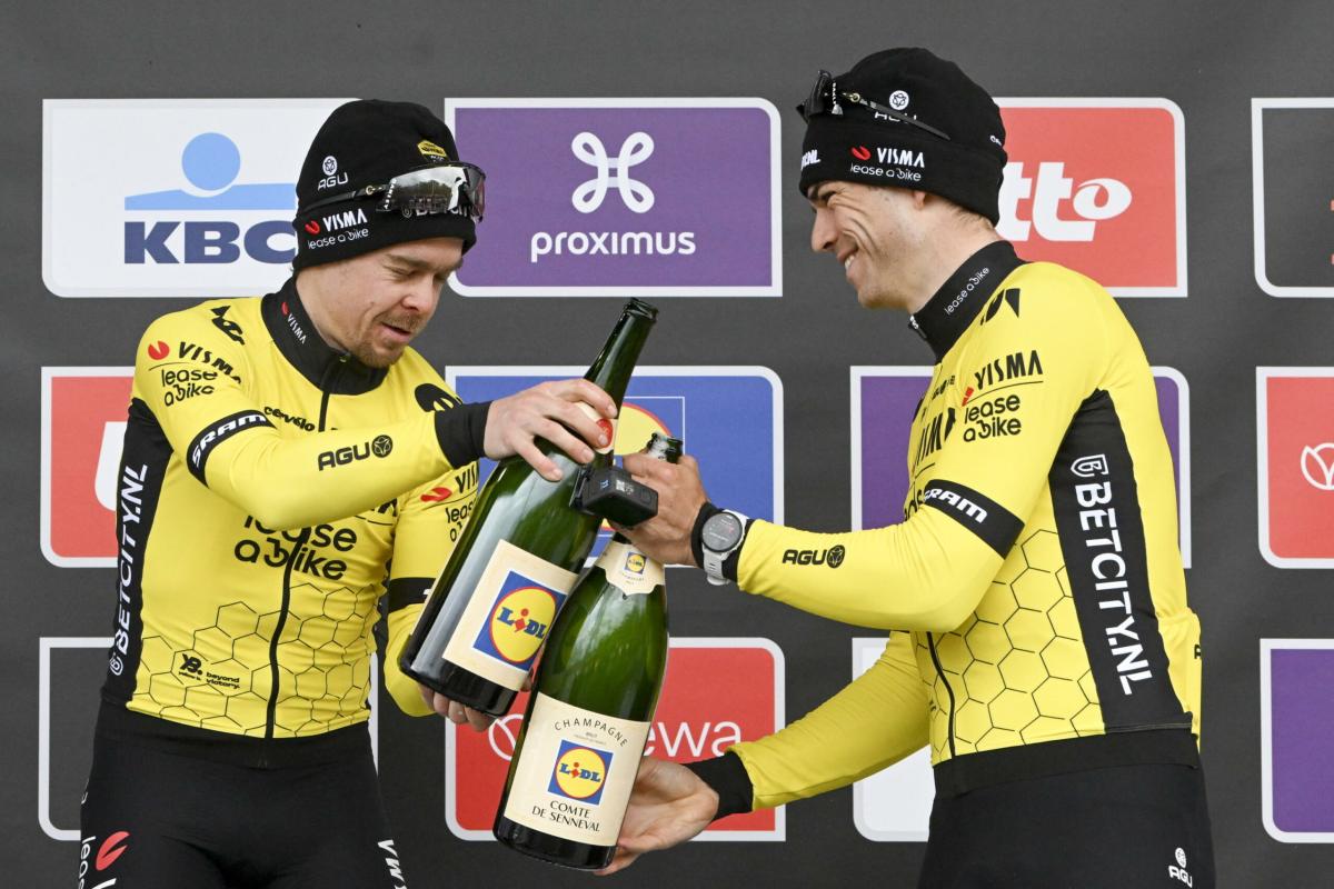 Van Aert vince la Kuurne-Bruxelles-Kuurne: Visma pigliatutto