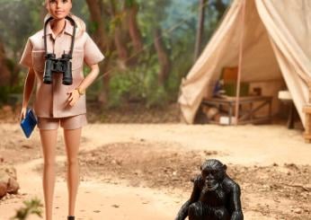 Arriva la nuova Barbie di Jane Goodall, la studiosa degli scimpanzé