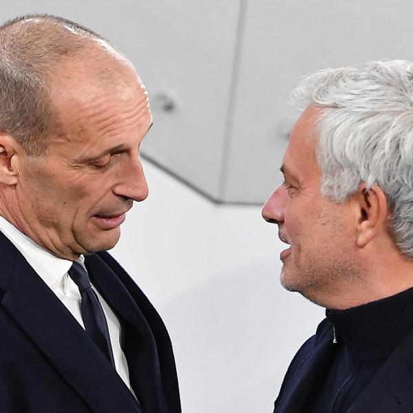 Juventus – Roma 1-0 interviste post partita, Mourinho: “Sconfitta immeritata, messo tanta personalità”, Allegri: “Fatto grande girone di andata”