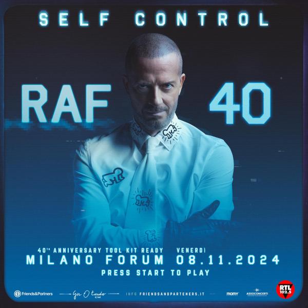 Concerto Raf a Milano nel 2024: data, biglietti, prezzi e scaletta di Self Control 40th Anniversary