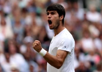 Wimbledon 2023, Carlos Alcaraz abbatte Berrettini: lo spagnolo va a…