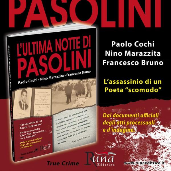 “L’Ultima notte di Pasolini”: Cusano Italia TV partner dell’evento