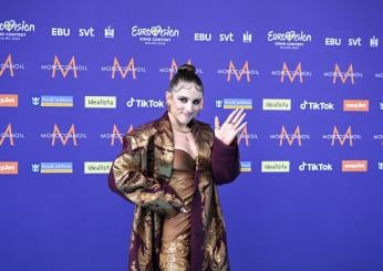 Eurovision 2024: Angelina Mango sul Turquoise Carpet | FOTO/VIDEO