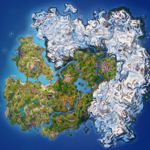 Nuova mappa “Fortnite” stagione 1 capitolo 5 | FOTO