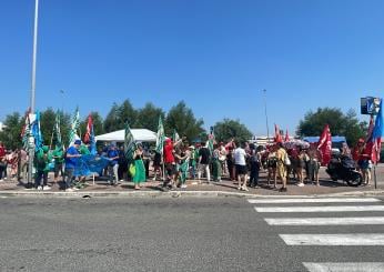 Centro commerciale Porta di Roma sciopero dei lavoratori, presenti …