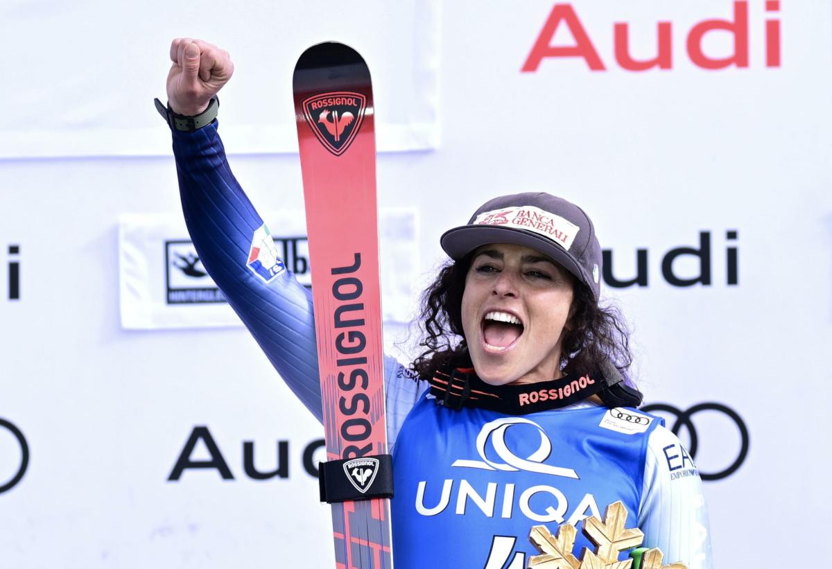 Super Brignone nel gigante a Saalbach: vittoria e record. Gut-Berhami vince il Mondiale