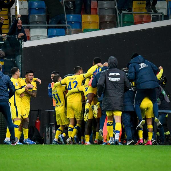 Hellas Verona-Udinese 1-0, Coppola la decide nel recupero: tre punti d’oro per Baroni. Cronaca e Tabellino