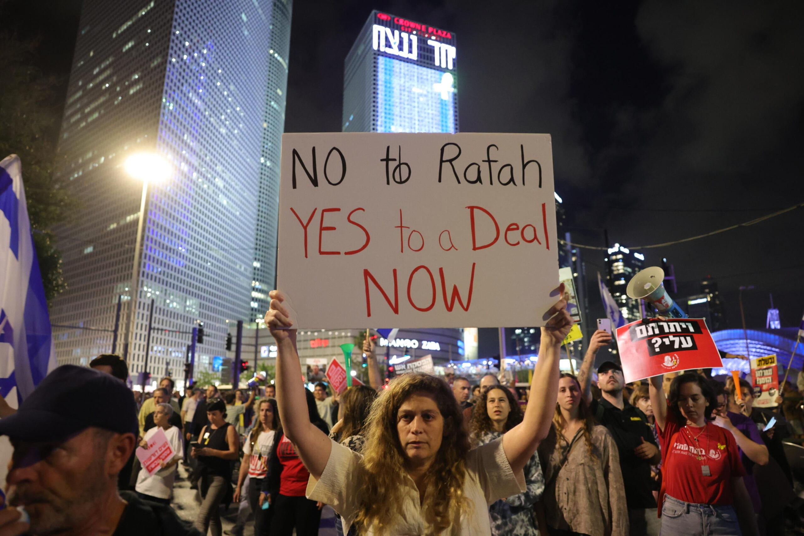 Manifestanti Tel Aviv